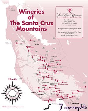 Santa Cruz Mountains Map | Zip Code Map