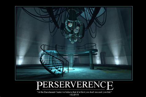 GLaDOS Motivational Poster by HerpDerpWin on DeviantArt