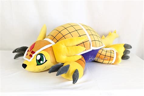 Armadillomon Digimon fanart plush — plushiluv