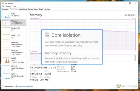 How to Disable or Enable Core Isolation Memory Integrity