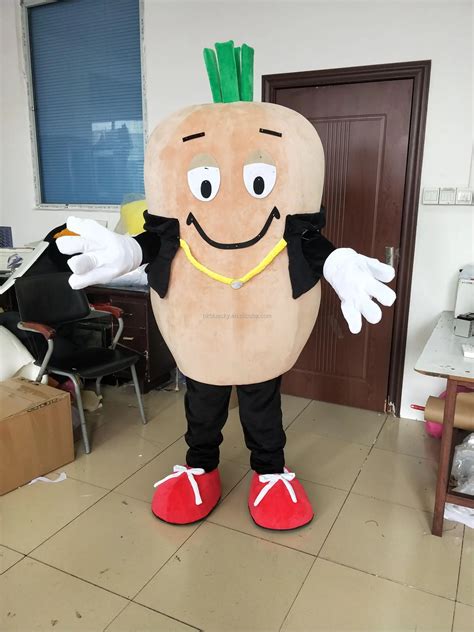 Custom Black Jacket Potato Mascot Costume Mr.potato Mascot For Sale - Buy Potato Mascot Costume ...