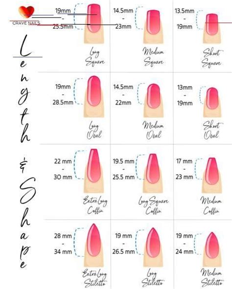 How to Measure Your Nails & Determine Your Press-On Sizes | Nail length, Stick on nails, Press ...