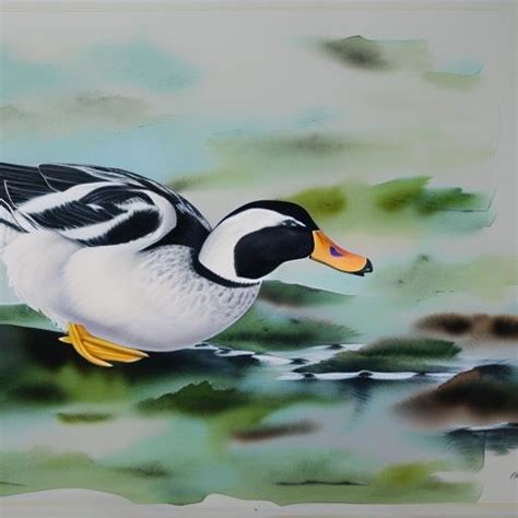 black and white wild duck breeds