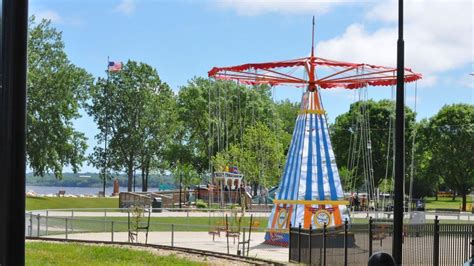 Rides at Bay Beach Amusement Park in Green Bay are seen, June 1, 2018.{ }(WLUK/Charlee Hrubesky)