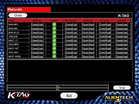 Instruction for Update K-TAG ECU Programming Tool Master