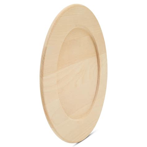 Wooden Plate, Round Charger Plates | Woodpeckers Crafts