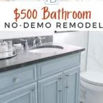 Small Bathroom Remodel: 10 No-Demo Ideas - Porch Daydreamer