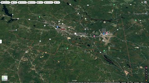 Sanford Maine Map and Sanford Maine Satellite Image