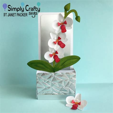 Orchid Card by DT Janet Packer – Simply Crafty SVGs