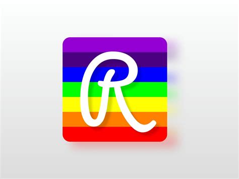 Rainbow App Icon Daily UI 005 by Ayushi Mathur on Dribbble