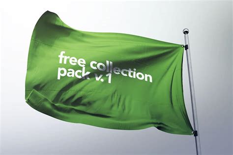 Download This Flag Mockup Free PSD For Your Presentation - Designhooks