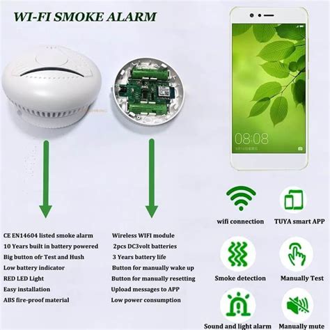 Wifi+Wireless Interconnected Smoke Detectors