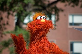 Murray Monster from Sesame Street in Union Square | Andrew St. Clair | Flickr