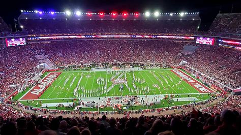 Night Panorama Bryant-Denny Stadium Photograph by Kenny Glover - Pixels