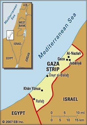 Gaza Strip | history - geography | Britannica.com