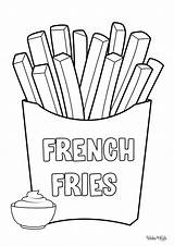 French Fries Coloring Pages Free Printable PDFs  WakeTheKids sketch template