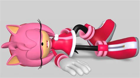 Amy rose unconscious(winter suit) by klonoa12 on DeviantArt