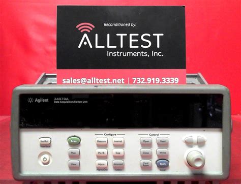 34970A (Agilent/Keysight) | Data Acquisition Unit | Alltest Instruments.