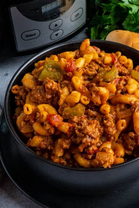 Crock Pot Goulash - Slow Cooker Meals