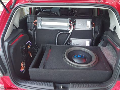 4-way active setup in a VW Polo, with a 15" subwoofer - Team-BHP