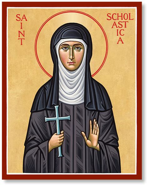 Saint Scholastica Icon, : Monastery Icons