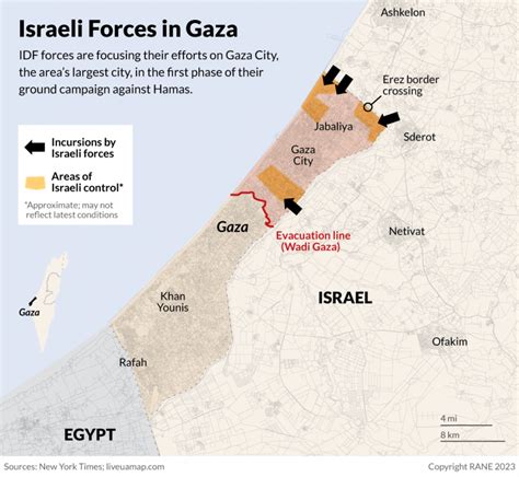 How Israeli Forces Are Proceeding in the Gaza Strip in Response to ...