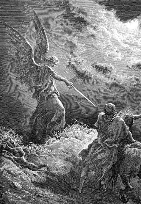 DORÉ Gustave (1832-1883)An Angel Appears to Balaam (Num... | Gustave ...