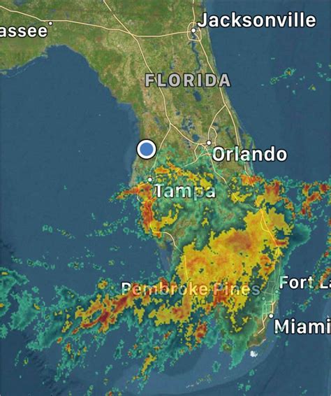 Current Weather Map Of Florida - Map