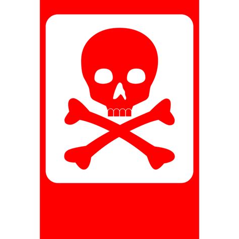 Skull Crossbones Danger Icon. Danger Symbol Skull 8506401 PNG