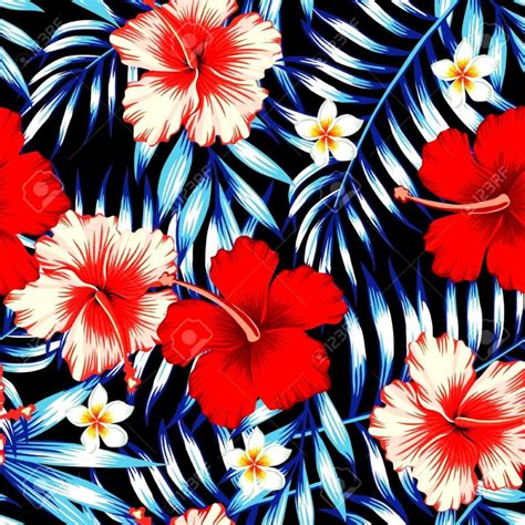 Hawaiian Flowers Background