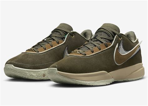 Nike LeBron 20 Olive Suede DV1193-901 Release Date | SBD