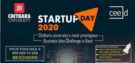 Start Up Day 2020 At Chitkara University