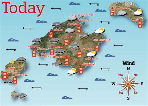 Weather in Majorca today