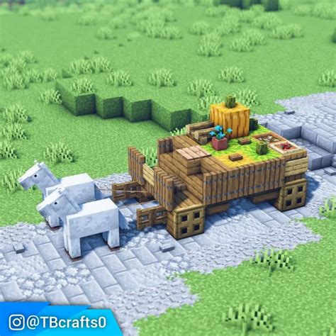 A Wagon design to detail your medieval world! : DetailCraft | Minecraft ...