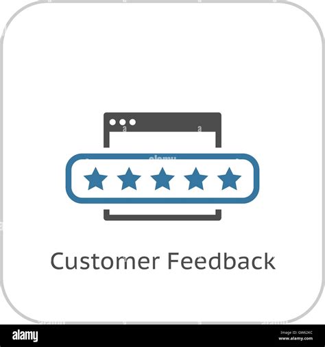 Customer Feedback Icon Stock Vector Image & Art - Alamy