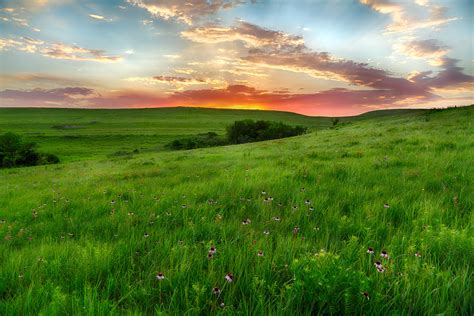 Konza Prairie Sunset | This is a composite HDR image taken o… | Flickr