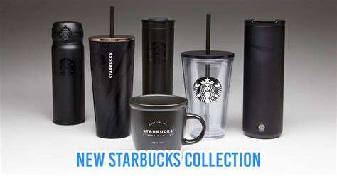 Starbucks Releases Sleek New All-Black Tumbler & Mug Collection