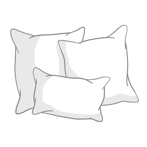 Premium Vector | Sketch illustration of pillows