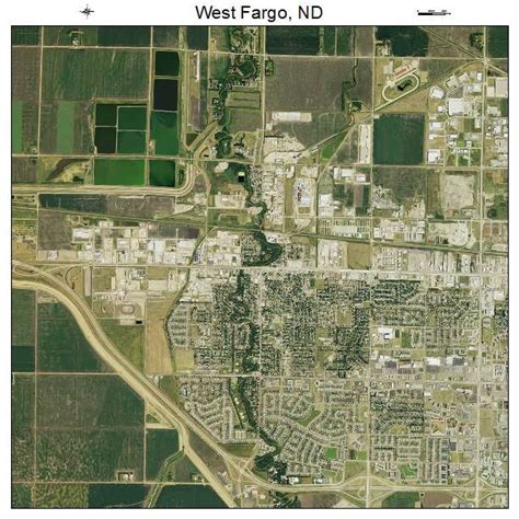 Aerial Photography Map of West Fargo, ND North Dakota