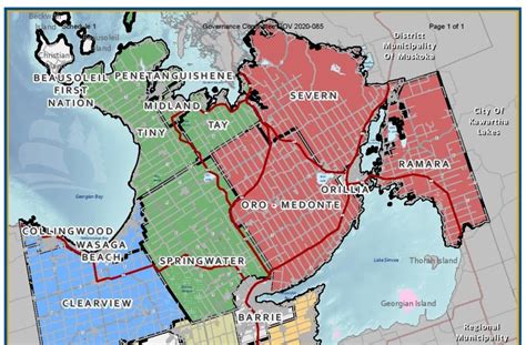 Map Of Simcoe County