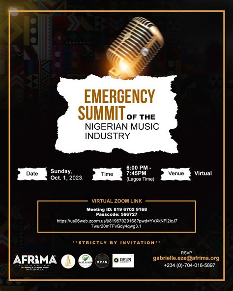 AFRIMA, PMAN, MPAN, RELPI, AMAMN Hold Summit To Tackle Industry Challenges