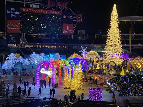 PHOTOS: 4 million lights shine at Nats Park holiday light maze and ...