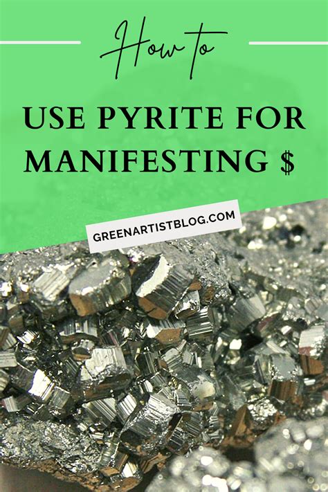 Pyrite - How To Use This Lucky Stone For Money Manifesting | Green Artist