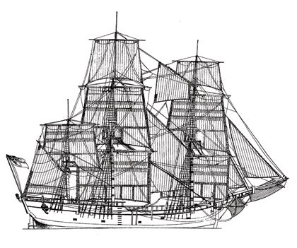 HM Bark Endeavour ship model plans Best Ship Models