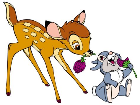 Disney Cartoon Bambi and Friends Free Wallpaper