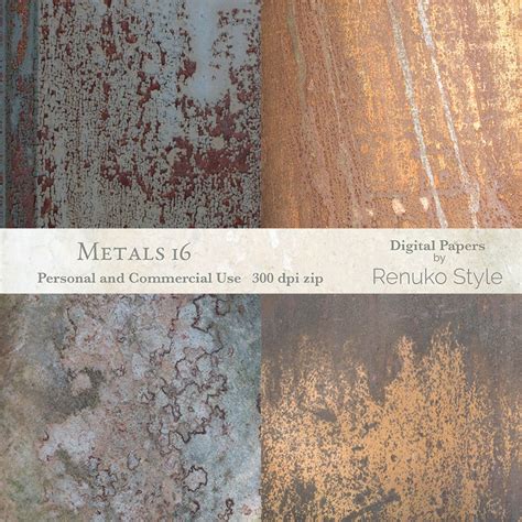 Metals No.16 Photoshop Overlays Metal Rust - Etsy