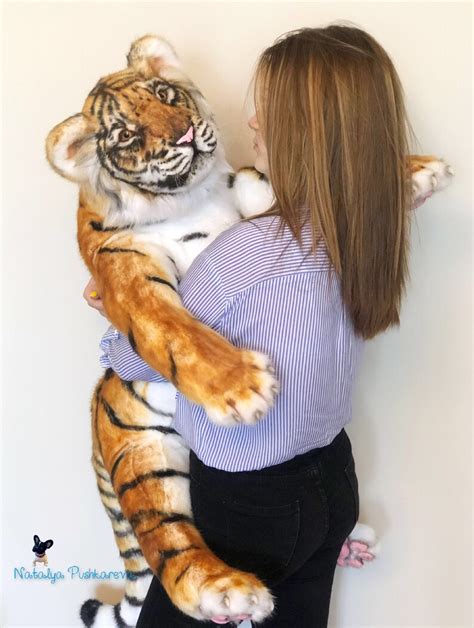 Realistic toy young tiger 335 in 85cm MADE TO ORDER | Etsy