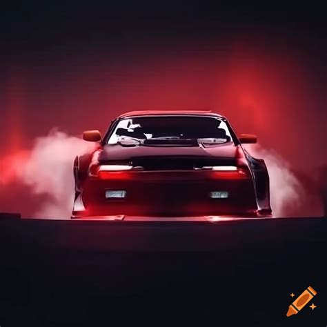 Drifting nissan s13 , realistic, high detail on Craiyon