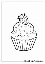 Fun And Creative Printable Cupcake Coloring Pages For Kids sketch template