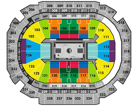 American Airlines Arena Seating Chart Dallas | Two Birds Home